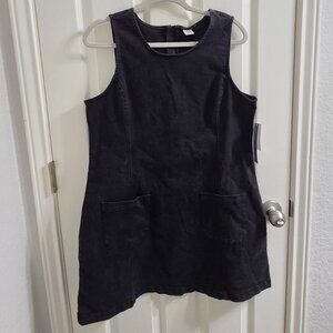 New Black Denim Dress – Medium (Junior)